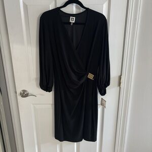 Anne Klein Women’s Midi Wrap Dress